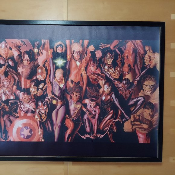 Alex Ross - Generations Silk canvas Fabric Poster (24" x 36" approx) - Picture 2 of 2